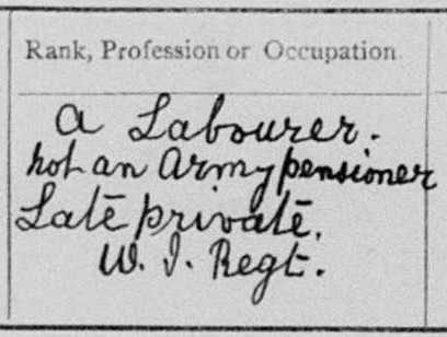 Alexander Baileys Rank Profession only